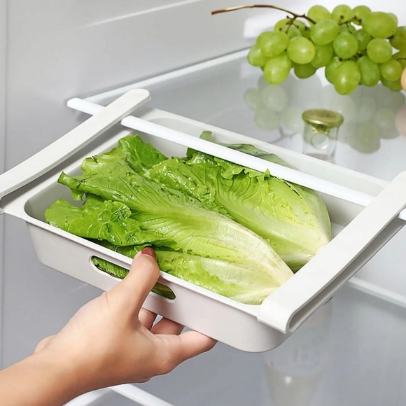 Storage Essentials Large White Egg Storage Tray Food Holder Organizer Shelf - Picture 8 of 16